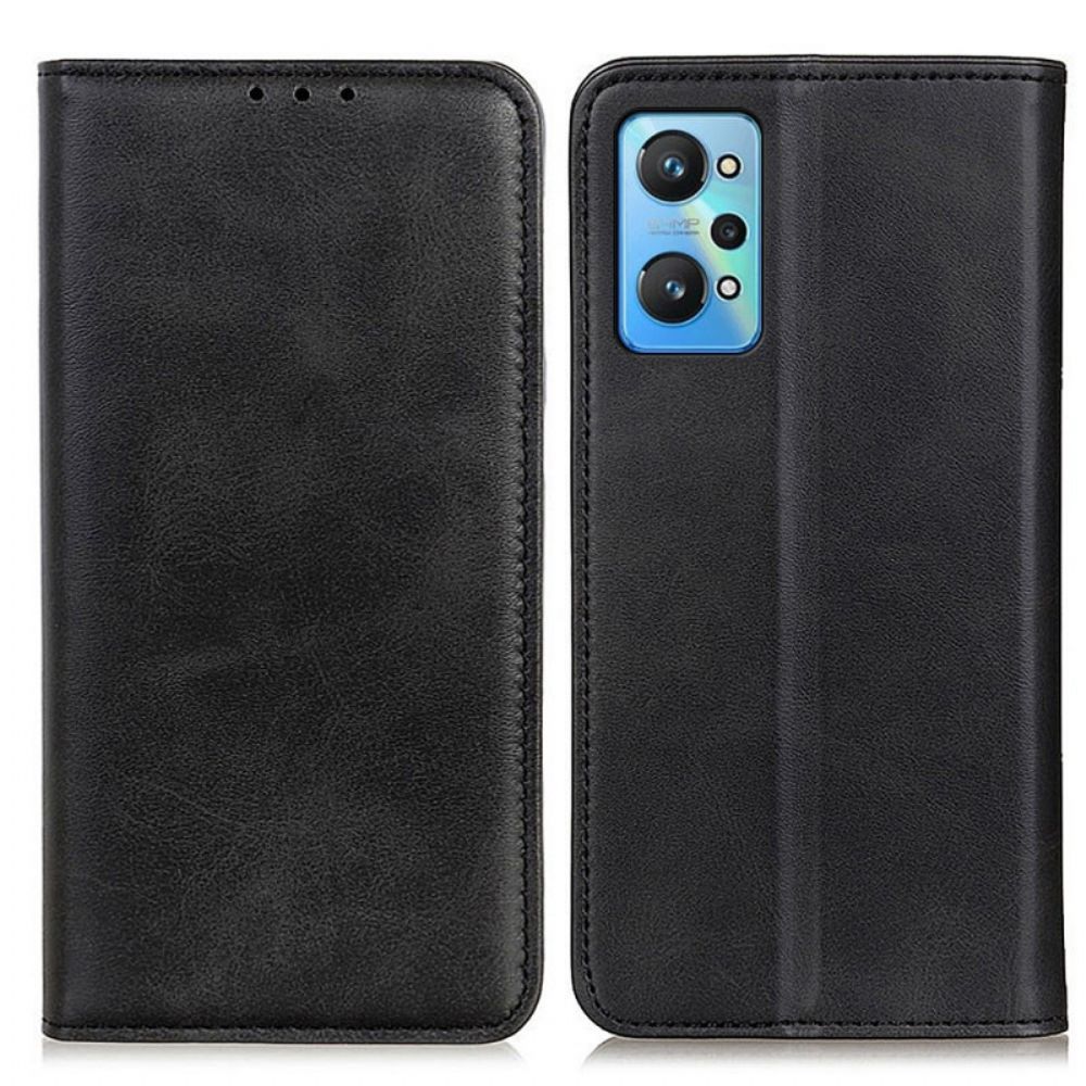 Schutzhülle Für Realme GT Neo 3T / Neo 2 Flip Case Elegance Spaltleder