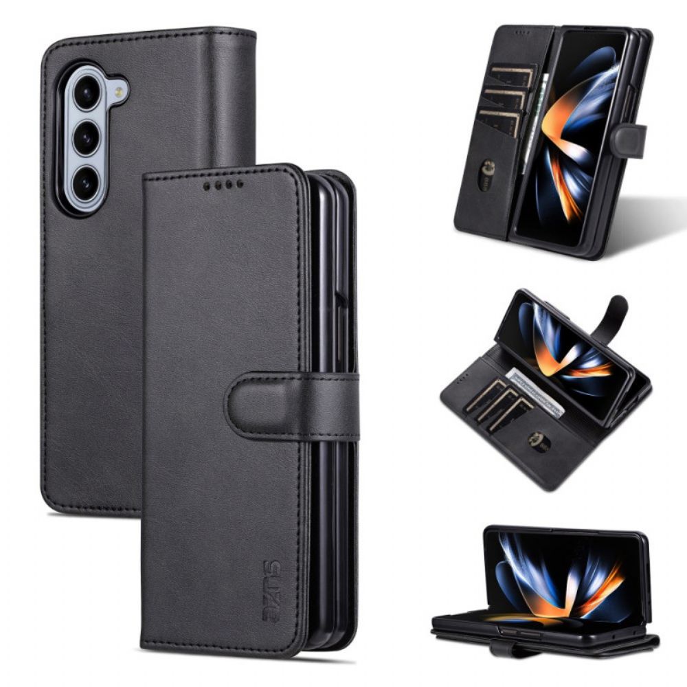 Lederhüllen Samsung Galaxy Z Fold 6 Azns-lederstil