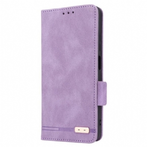 Schutzhülle Für Xiaomi Redmi Note 12 Pro Flip Case Stilvoller Ledereffekt
