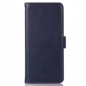 Flip Case Für Samsung Galaxy S23 5G Rfid-funktion Aus Echtem Leder