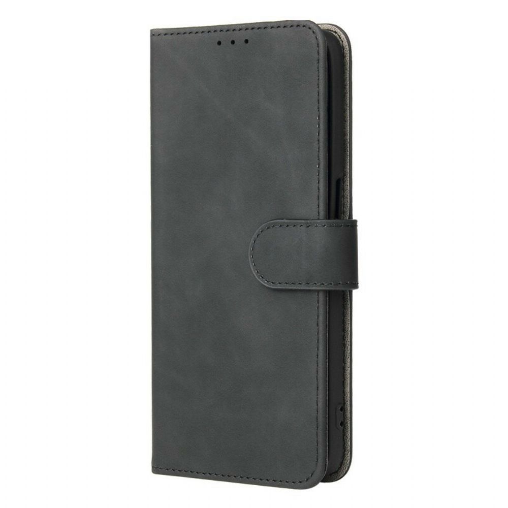Flip Case Für Oppo A16 / A16s Hautberührung