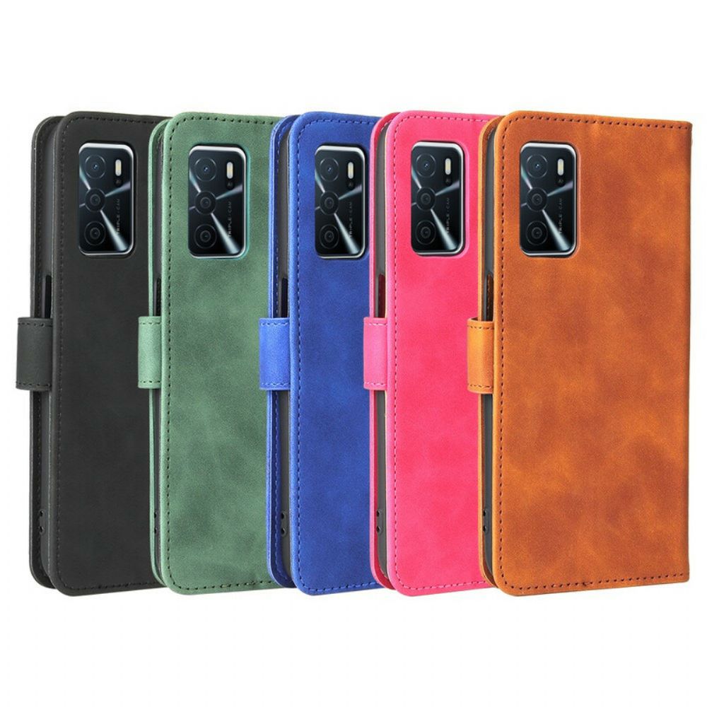 Flip Case Für Oppo A16 / A16s Hautberührung