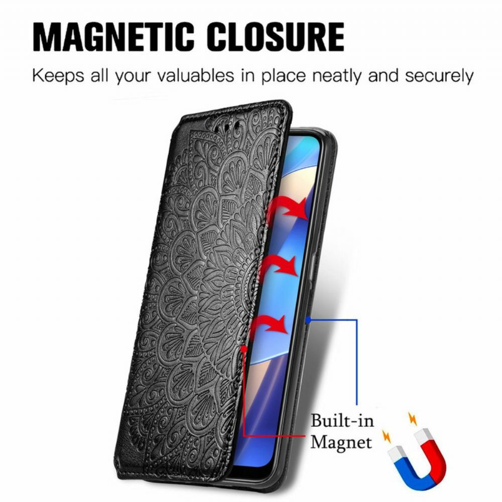 Schutzhülle Für Oppo A16 / A16s Flip Case Mandalas