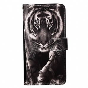 Flip Case Für Samsung Galaxy S23 Ultra 5G Mit Kordel Riemchen-nachttiger