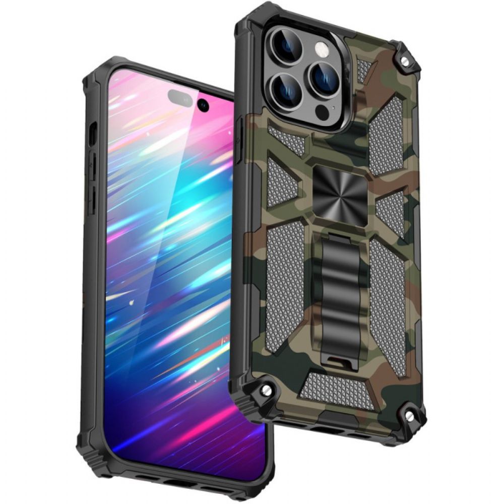 Handyhülle Für iPhone 14 Pro Max Abnehmbare Stütztarnung