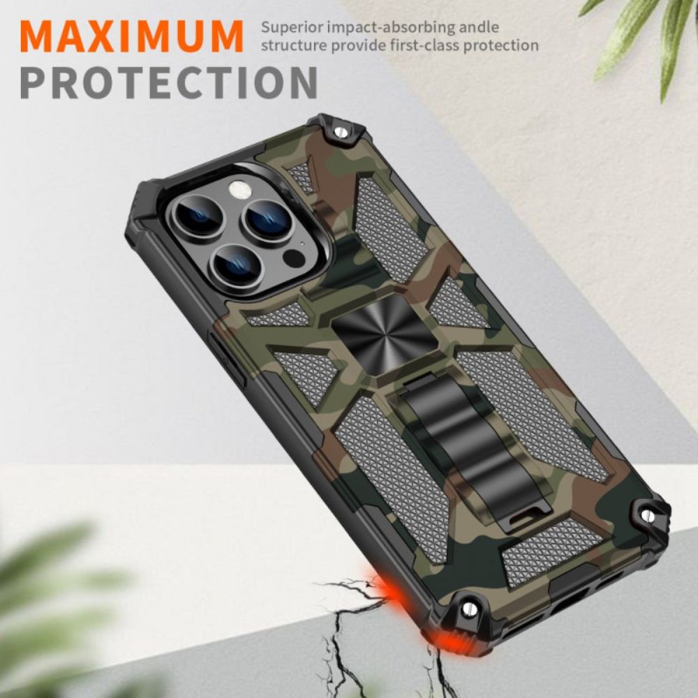 Handyhülle Für iPhone 14 Pro Max Abnehmbare Stütztarnung