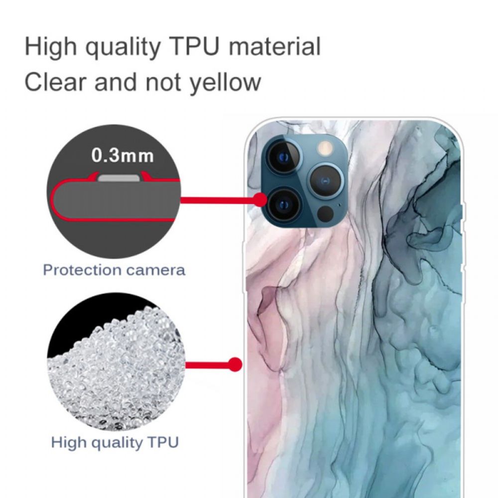 Handyhülle Für iPhone 14 Pro Max Marmor-aquarell