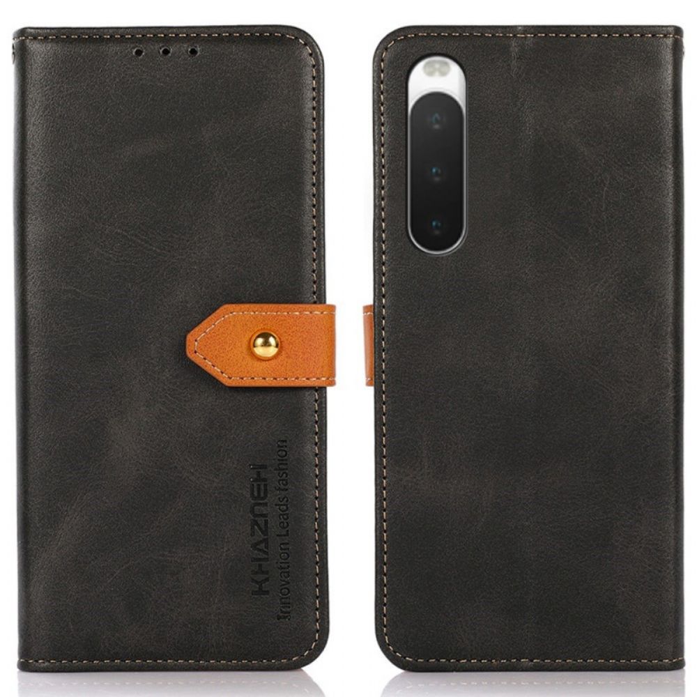 Flip Case Für Sony Xperia 10 IV Mit Khazneh-armband