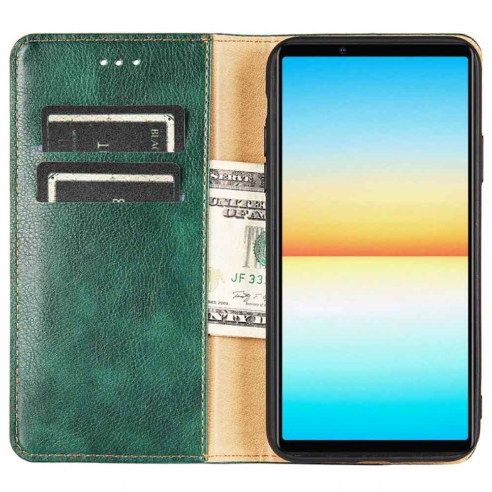 Flip Case Für Sony Xperia 10 IV Vintage-design