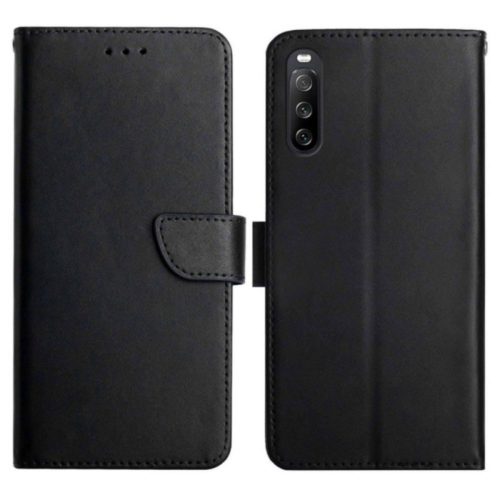 Lederhüllen Für Sony Xperia 10 IV Echtes Nappaleder