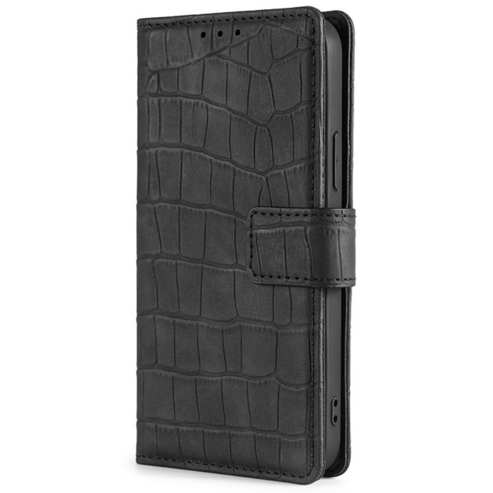 Lederhüllen Für Sony Xperia 10 IV Krokodilleder-stil