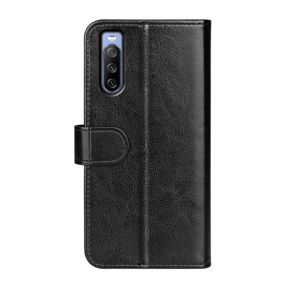 Lederhüllen Für Sony Xperia 10 IV Vintage Kunstleder
