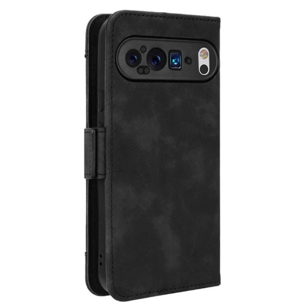 Lederhüllen Google Pixel 9 Pro Handyhülle Mit Multi-card-kartensteckplätzen