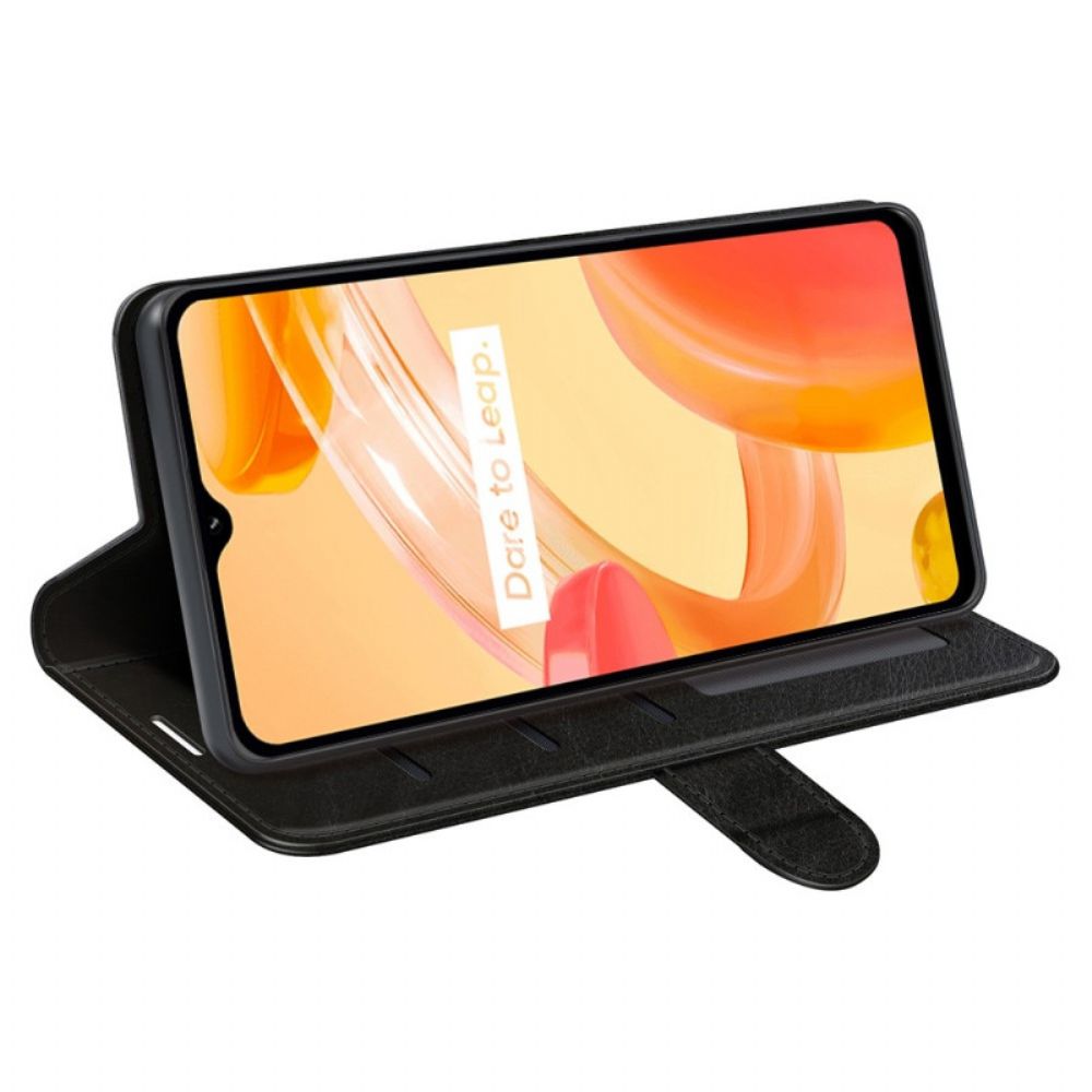Lederhüllen Für Realme C30 Retro-stil