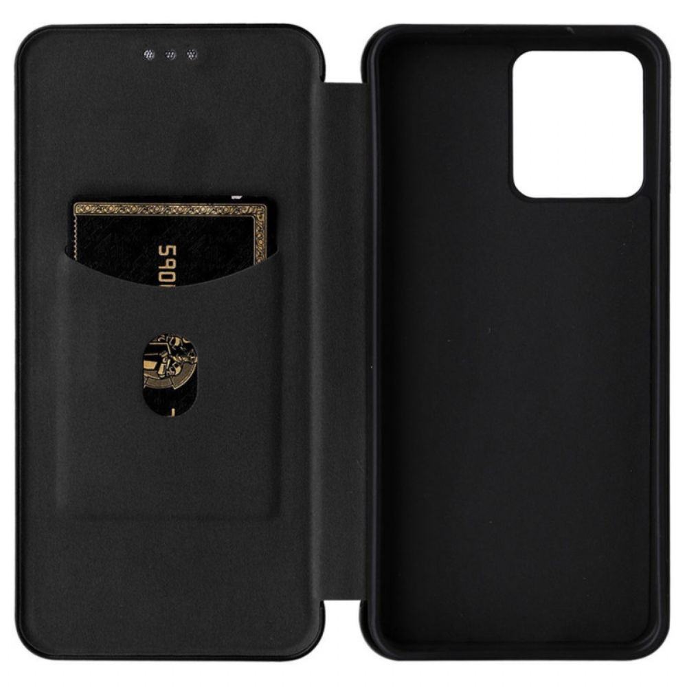 Schutzhülle Für Realme C30 Flip Case Kohlefaser-ring-stütze