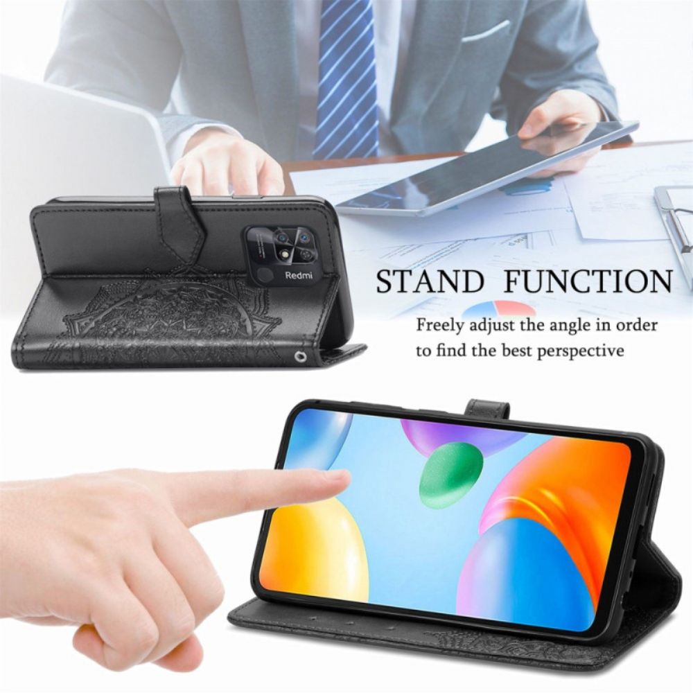Flip Case Für Xiaomi Redmi 10C Mandala Aus Dem Mittelalter