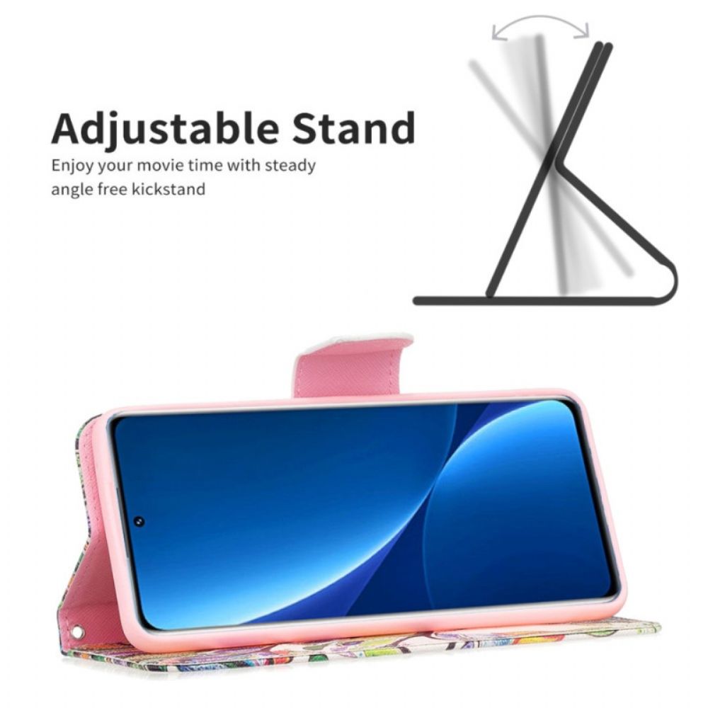 Lederhüllen Für Xiaomi Redmi 10C Aquarellbaum