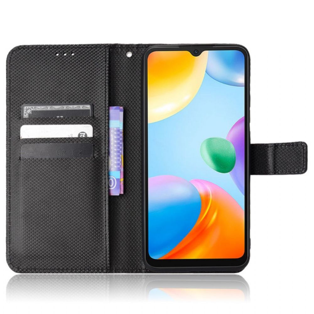 Lederhüllen Für Xiaomi Redmi 10C Mit Kordel Gestylter Kunstlederriemen