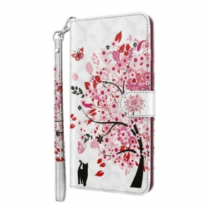 Lederhüllen Für Xiaomi Redmi 9T Rosa Baum