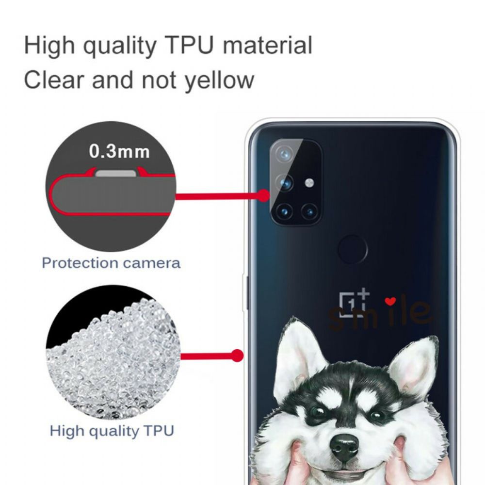 Handyhülle Für OnePlus Nord N10 Lächle Hund