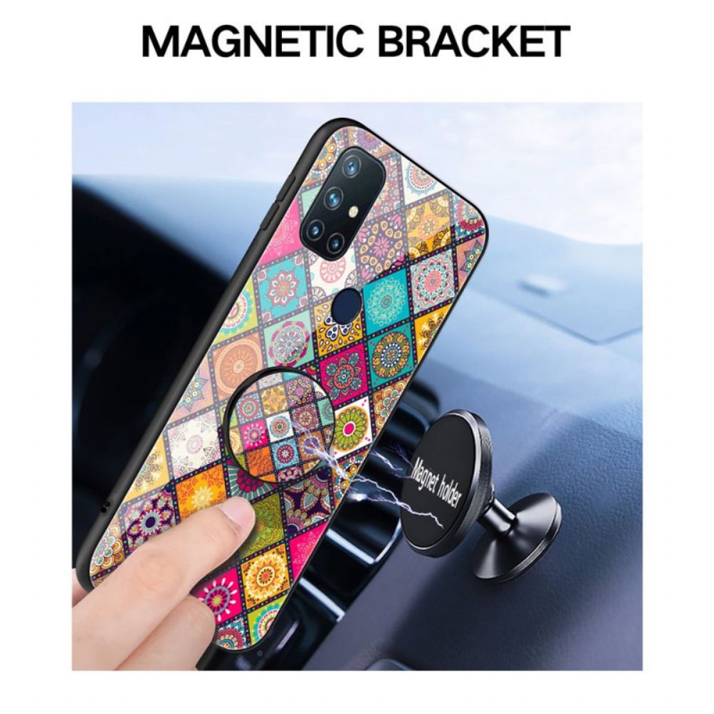 Hülle Für OnePlus Nord N10 Magnetischer Patchwork-halter