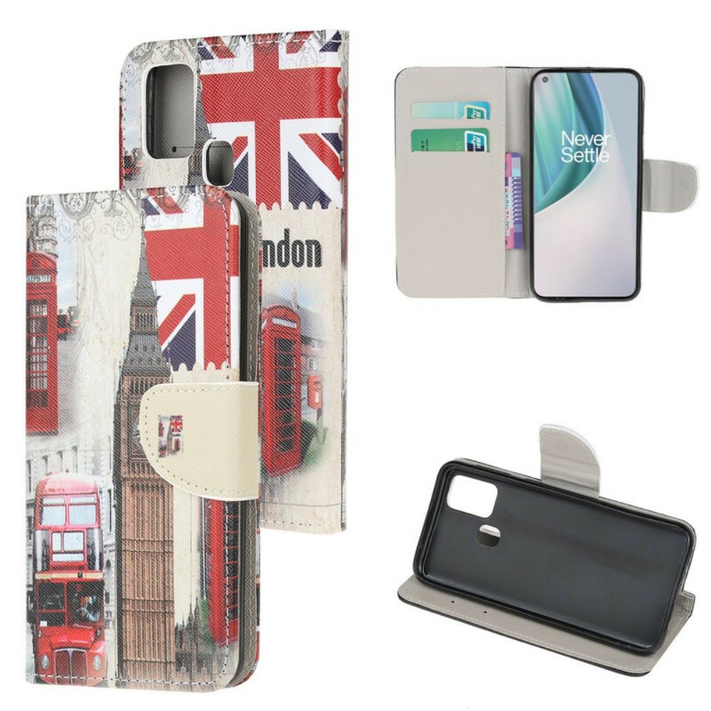 Lederhüllen Für OnePlus Nord N10 Londonlife