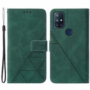 Lederhüllen Für OnePlus Nord N10 Pyramidenleder-effekt