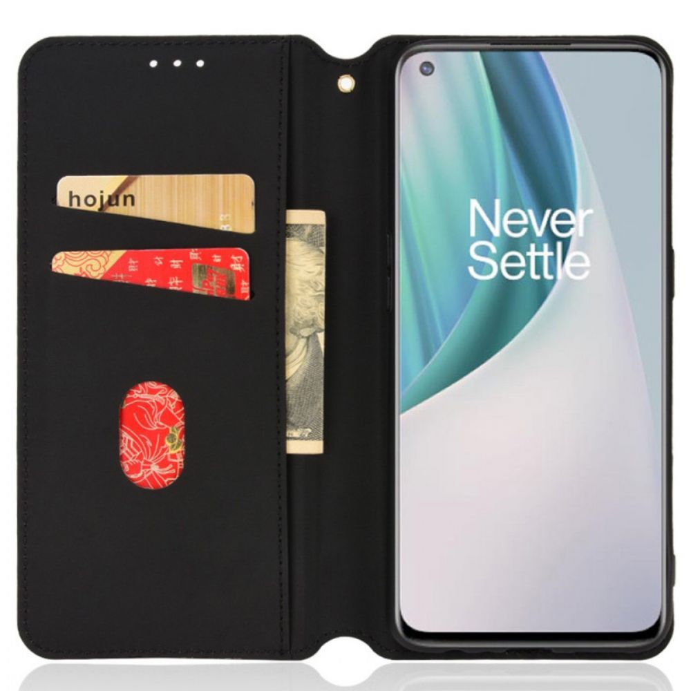 Schutzhülle Für OnePlus Nord N10 Flip Case Diamant-leder-effekt
