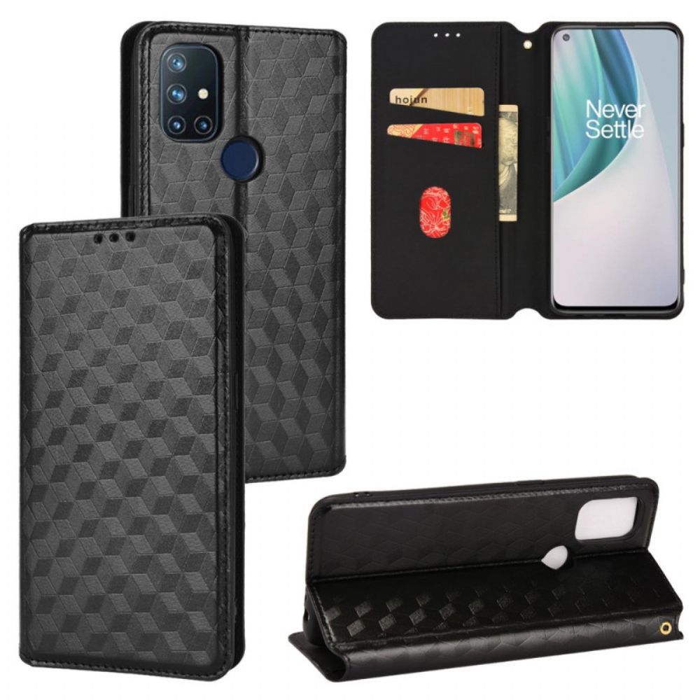 Schutzhülle Für OnePlus Nord N10 Flip Case Diamant-leder-effekt