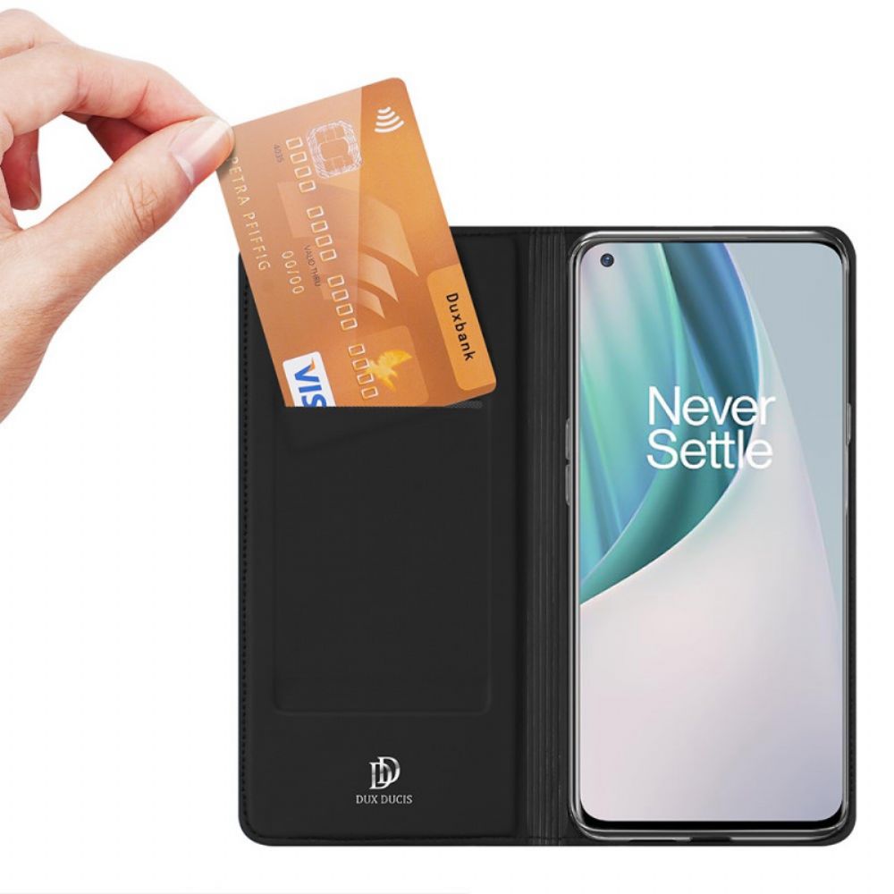 Schutzhülle Für OnePlus Nord N10 Flip Case Dux Ducis Pro-skin