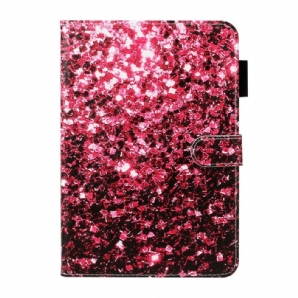 Flip Case Für Samsung Galaxy Tab A 8" (2024) Funkelnde Pailletten
