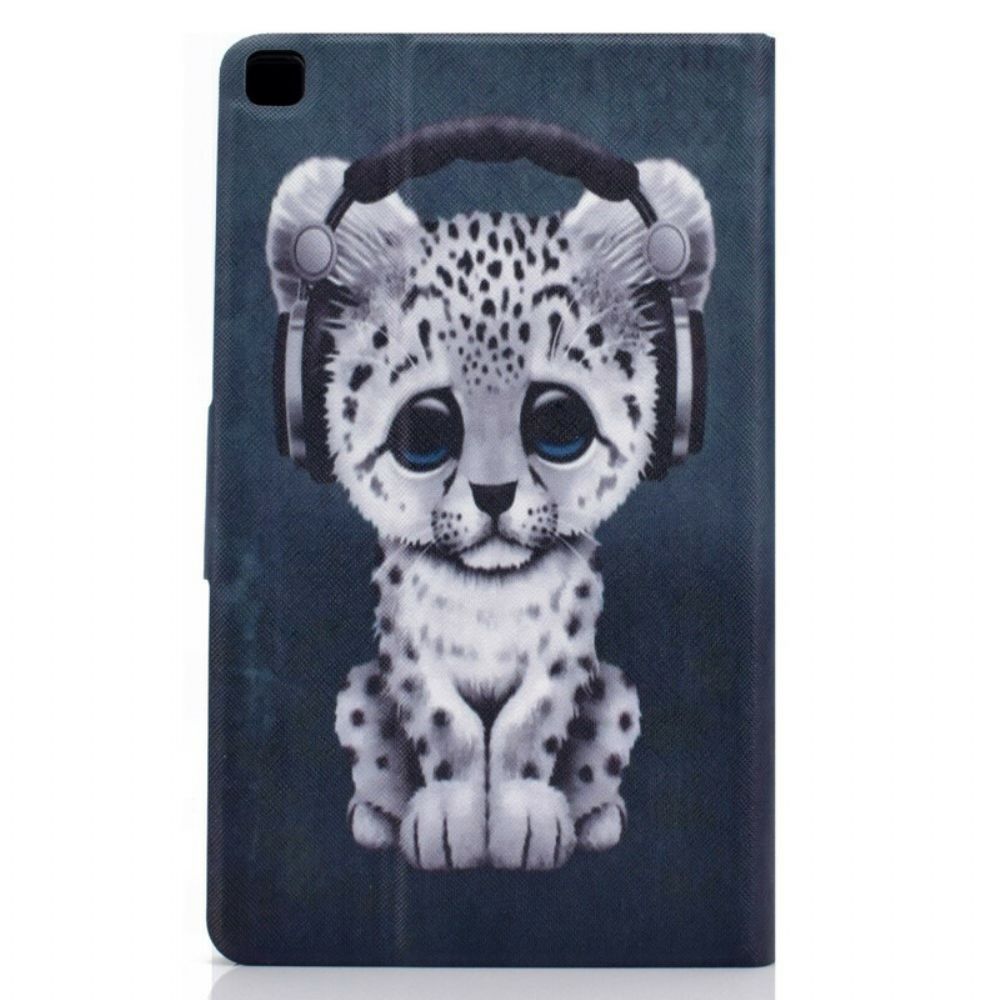 Flip Case Für Samsung Galaxy Tab A 8" (2024) Kleiner Leopard