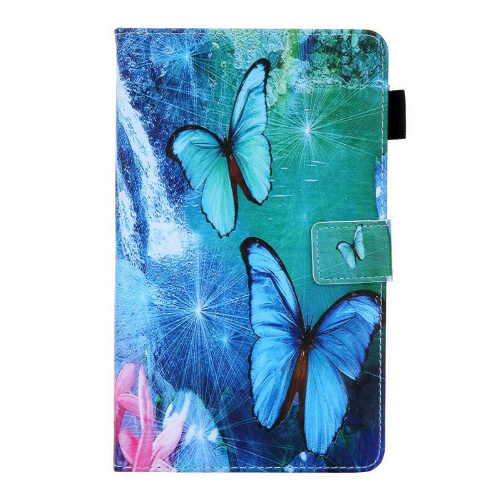 Flip Case Für Samsung Galaxy Tab A 8" (2024) Schmetterlingsserie