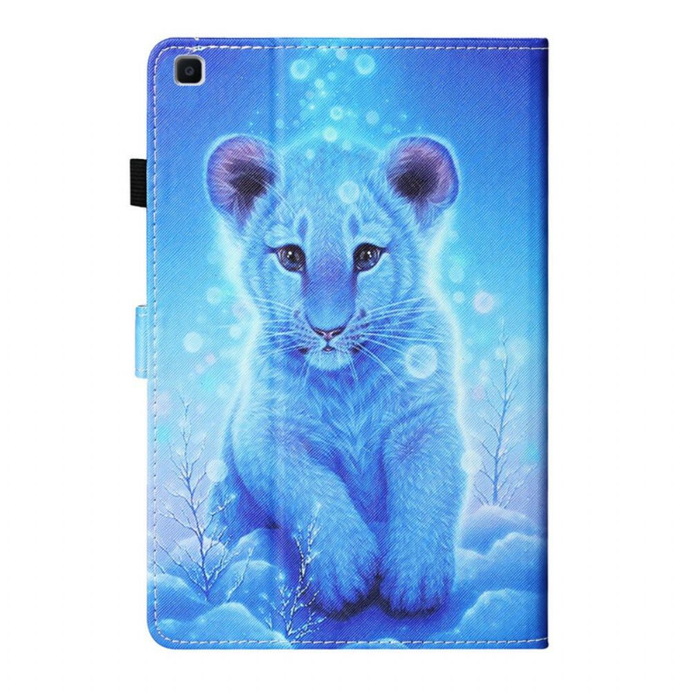 Flip Case Für Samsung Galaxy Tab A 8" (2024) Schneetiger
