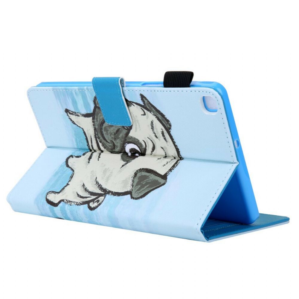 Flip Case Für Samsung Galaxy Tab A 8" (2024) Schüchterner Hund