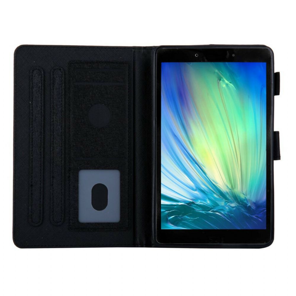 Flip Case Für Samsung Galaxy Tab A 8" (2024) Teppichtextur