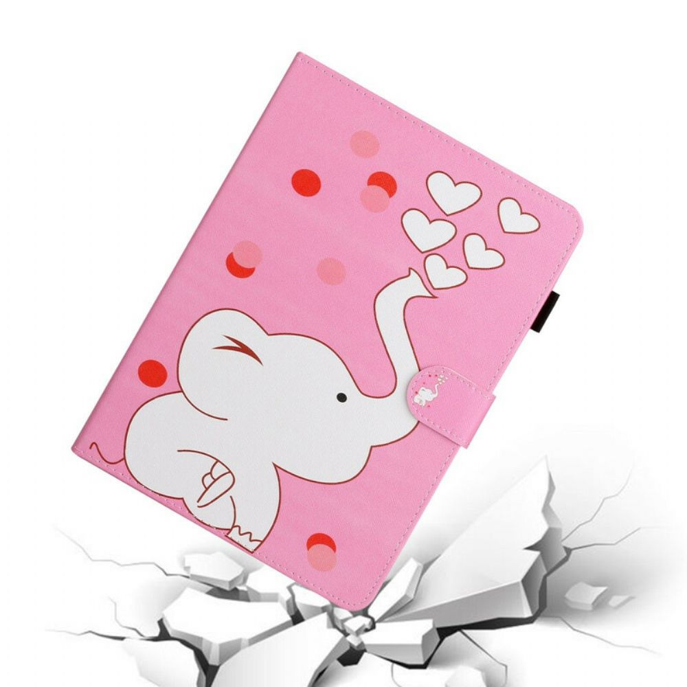 Flip Case Für Samsung Galaxy Tab A 8" (2024) Verliebter Elefant