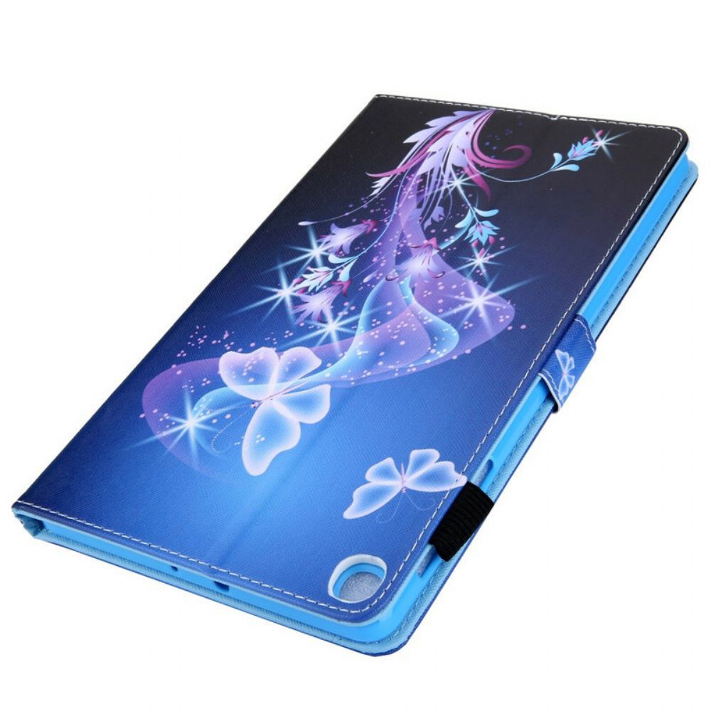 Lederhüllen Für Samsung Galaxy Tab A 8" (2024) Magische Schmetterlinge
