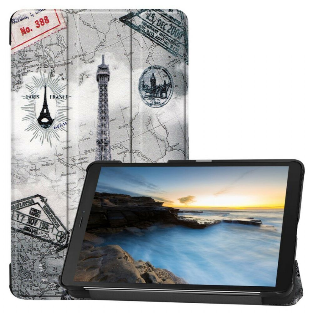 Schutzhülle Für Samsung Galaxy Tab A 8" (2024) Retro-eiffelturm