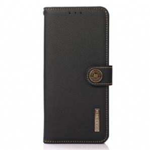 Flip Case Für Google Pixel 6A Echtes Leder Khazneh Rfid