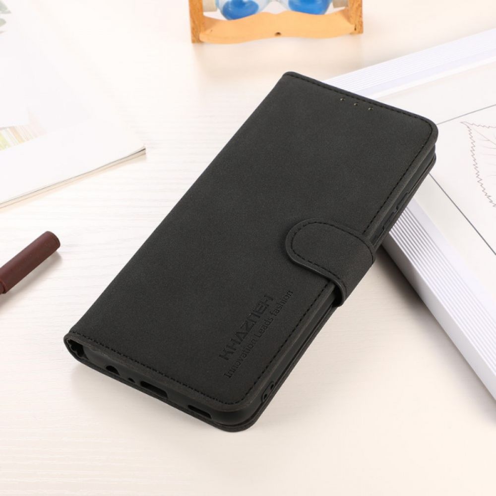 Flip Case Für Google Pixel 6A Khazneh Modischer Ledereffekt