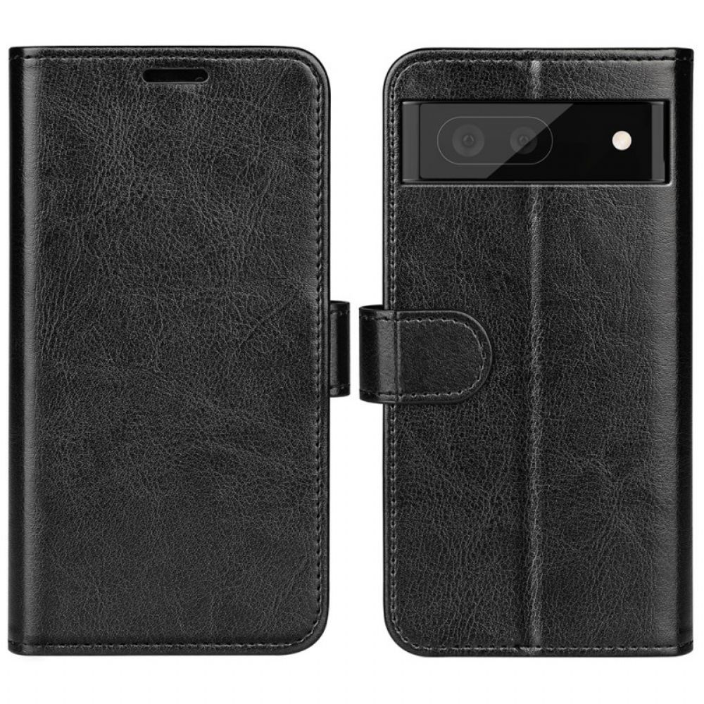 Flip Case Für Google Pixel 6A Retro Kunstleder