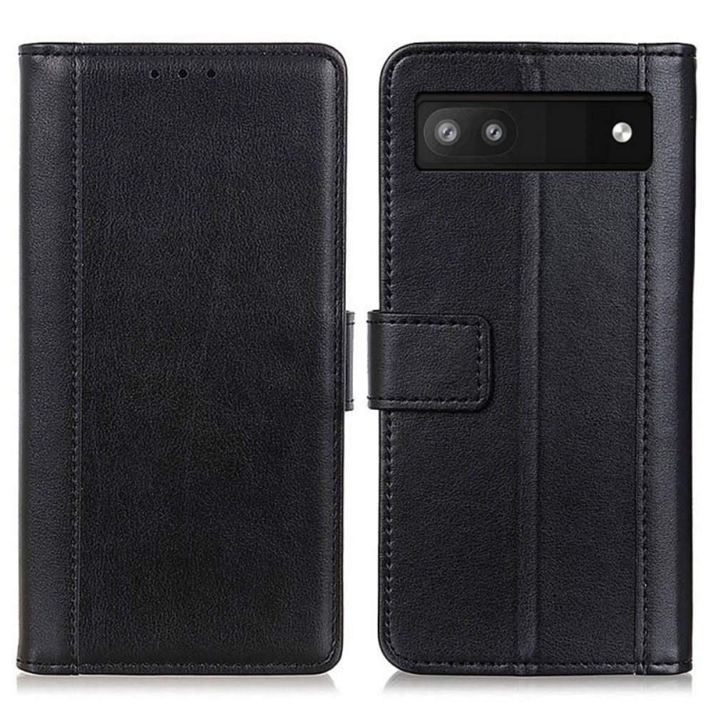 Lederhüllen Für Google Pixel 6A Leder Style