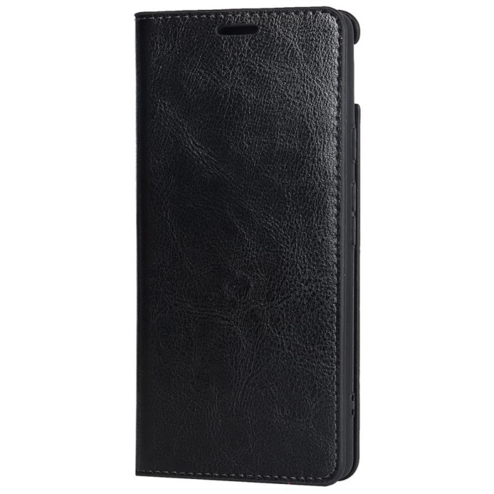 Schutzhülle Für Google Pixel 6A Flip Case Echtes Leder
