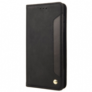 Schutzhülle Für Google Pixel 6A Flip Case Zweifarbige Signatur