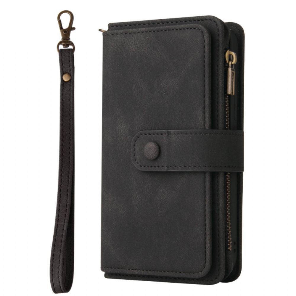 Flip Case Für OnePlus Nord N100 Multifunktions- Und Kartenhalter