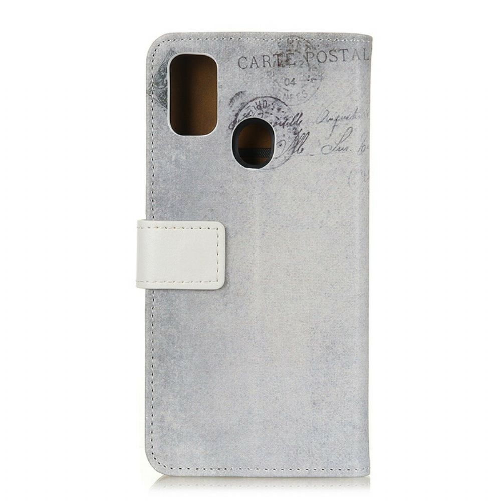 Flip Case Für OnePlus Nord N100 Reisekat