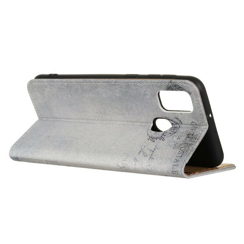 Flip Case Für OnePlus Nord N100 Reisekat