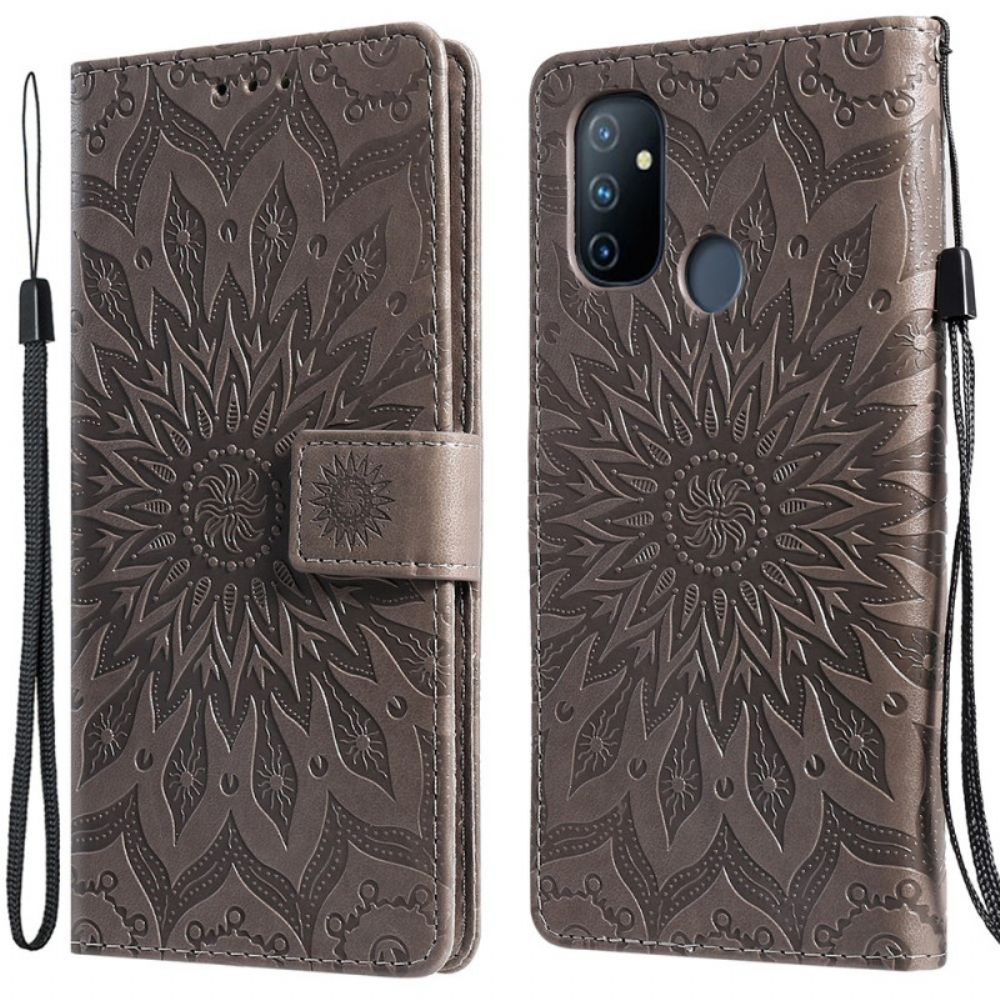 Flip Case Für OnePlus Nord N100 Sonnenblume
