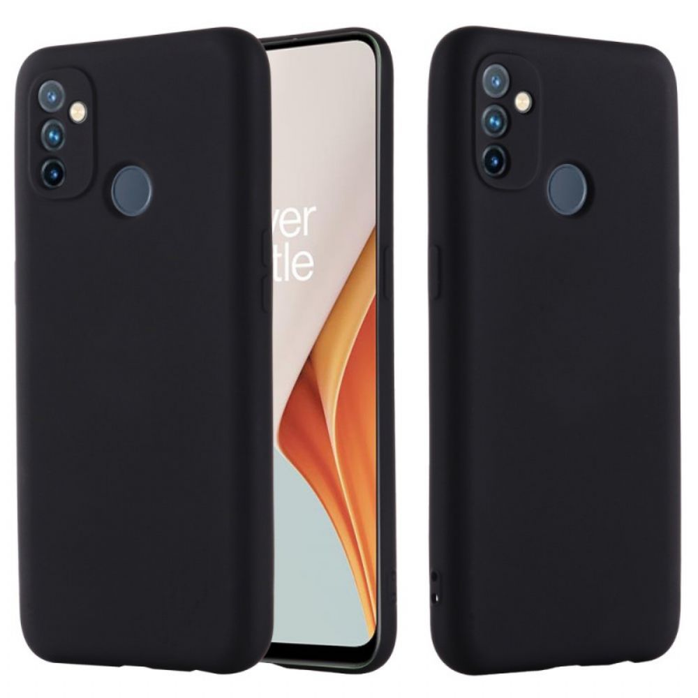 Handyhülle Für OnePlus Nord N100 Flüssigsilikon Mit Lanyard